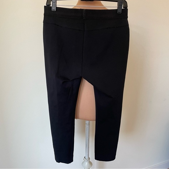 J Brand Jeans Black Neoprene Quinn Legging Cropped Ankle Pants Medium JW49WO1151 - Picture 6 of 12